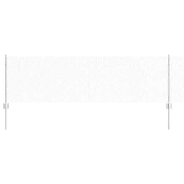 vidaXL Gjerde med stolpe s&oslash;lv 0,6 x 100 m St&aring;l