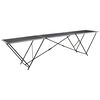 vidaXL Foldbart tapetbord MDF og aluminium 300x60x78 cm
