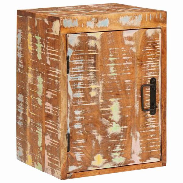 vidaXL Nattbord 2 pcs Brun 35 x 33 x 48 cm Massivt gjenvunnet tre