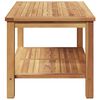 vidaXL Kaffebord Brun 90 x 50 x 45 cm Heltre teak