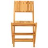 vidaXL Klappstoler 4 stk 47x61x90 cm heltre teak