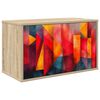 vidaXL Vegghengt TV-skap HEESCH 69 x 33 x 40 cm Sonoma eik