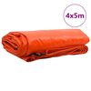 vidaXL Presenning 650g / m² Oransje 4 x 5 m Lerret med PVC-belegg