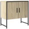 vidaXL Servantskap sonoma eik 60x33x60 cm konstruert tre