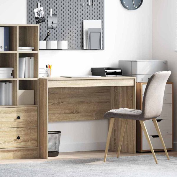 vidaXL Skrivebord Sonoma eik 100 x 50 x 76 cm