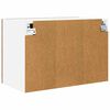 vidaXL Hengende skap 2 pcs Gammelt tre 60 x 31 x 40 cm Konstruert tre
