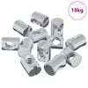 vidaXL M&oslash;bel Fattnut 3462 pcs Sinkbelagt M6 x 13 mm Jern