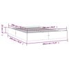 vidaXL Sengeramme heltre 200x200 cm