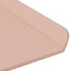 vidaXL Flytende hylle Veggmontert 4 pcs Rosa 100 x 18 x 2,5 cm St&aring;l