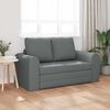 vidaXL Sammenleggbar Sofa seng M&oslash;rkegr&aring; 148 x 71 x 83 cm stoff