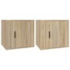vidaXL Nattbord 2 stk sonoma eik 50x39x47 cm