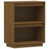 vidaXL Konsollskap honningbrun 60x34x75 cm heltre furu