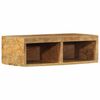 vidaXL Veggmontert TV-benk 60x30x19 cm grovt heltre mangotre