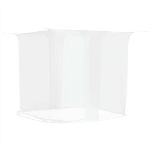 vidaXL Hengende myggnett 156 netting hvit 220x180x180 cm