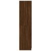 vidaXL Garderobe brun eik 90x52x200 cm konstruert tre