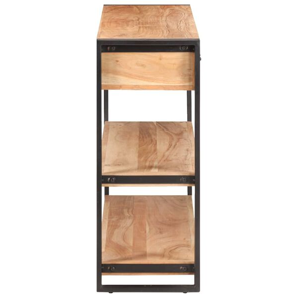 vidaXL Skjenk 120x30x75 cm heltre akasie