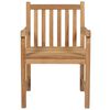vidaXL Utestoler 4 stk heltre teak
