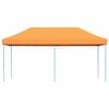 vidaXL Sammenleggbart partytelt pop-up oransje 580x292x315 cm