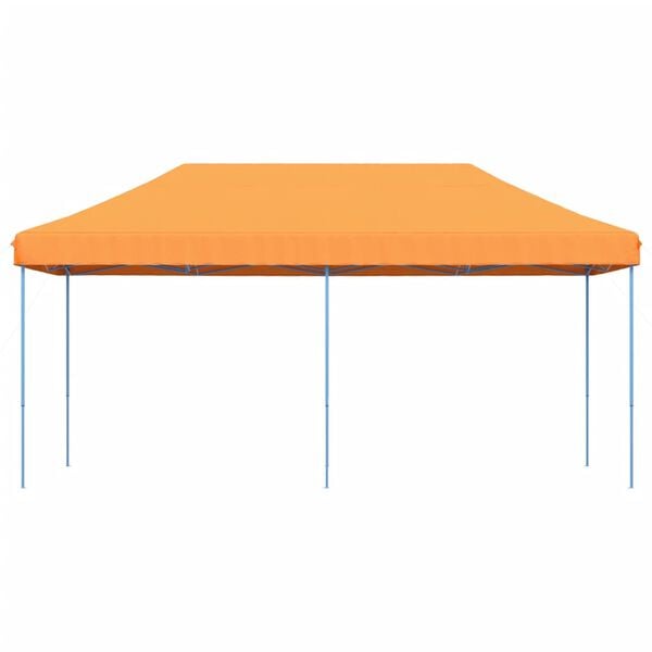 vidaXL Sammenleggbart partytelt pop-up oransje 580x292x315 cm
