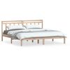 vidaXL Sengeramme heltre furu 200x200 cm