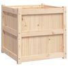 vidaXL Plantekasse 60x60x60 cm heltre furu
