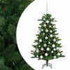 vidaXL Kunstig juletre med kuler 120 cm 150 LED-lys Varmhvit