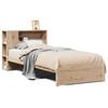 vidaXL Seng med bokhylle uten madrass 75x190 cm heltre furu