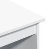 vidaXL Skrivebord Hvit 112 x 50 x 75 cm Massiv furu