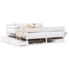 vidaXL Sengeramme uten madrass hvit 180x200 cm heltre furu