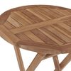vidaXL Hagespisestuesett 3 deler heltre teak