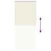 vidaXL Rullegardin 100 x 230 cm beige-hvit