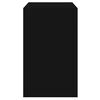 vidaXL Skoskap svart 80x42x69 cm konstruert tre