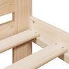 vidaXL Sengeramme uten madrass 150x200 cm heltre furu