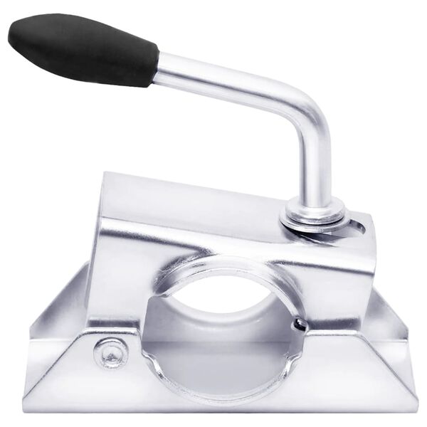 vidaXL Klemmer til st&oslash;ttehjul 2 stk 13,5x6,5x14 cm galvanisert st&aring;l