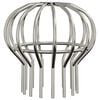 vidaXL Bladbeskyttelse til takrenner 8 pcs s&oslash;lv 110 mm Rustfritt St&aring;l