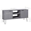 vidaXL TV-benk New York grå heltre furu