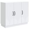 vidaXL Serviesskap Hvit 89 x 34,5 x 77 cm Konstruert tre