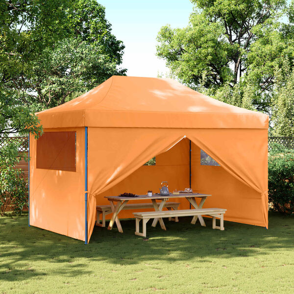 vidaXL Partytelt Oransje 279 x 410 x 315 cm Oxford Stoff