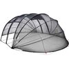 vidaXL Bassengtelt kube 640 x 432 x 205 cm Med nett Gjennomsiktig