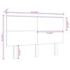 vidaXL Sengegavl 154x6x82,5 cm heltre furu