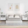vidaXL Nattbord med skuff 2 pcs Hvit 49 x 36 x 61 cm Konstruert tre