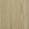 vidaXL Salongbord sonoma eik 80x50x40 cm konstruert tre og jern