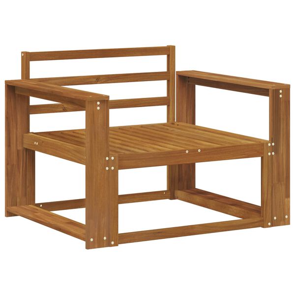 vidaXL Ute Midt Sofa Solid akasietre Naturlig