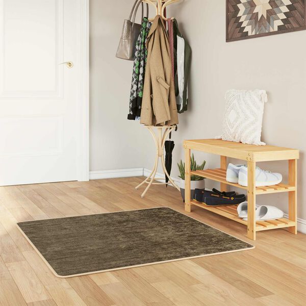 vidaXL Teppe Runner MARSA Skoggr&oslash;nn 100 x 100 cm Polyester og PVC