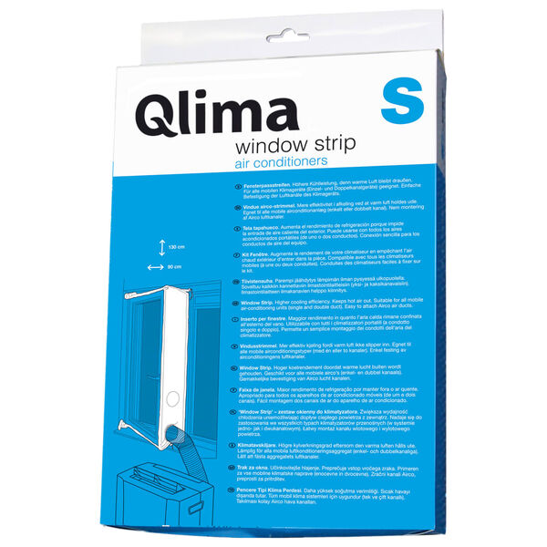 Qlima Bærbart lufttilbehør Window fitting KIT liten
