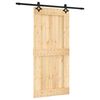 vidaXL Skyved&oslash;r 95 x 210 cm Massiv Furu Tre (Ubehandlet)