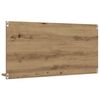 vidaXL Baderomshylle med speil artisan eik 90x11x45 cm konstruert tre