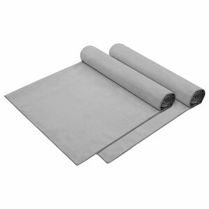 vidaXL Solsengh&aring;ndkler 2 pcs M&oslash;rke gr&aring; 210 x 75 cm