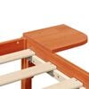 vidaXL Sengestamme Vokset Brun 80 x 200 cm Massiv furu