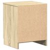 vidaXL Nattbord 2 stk med 2 skuffer sonoma eik 40x36x50 cm
